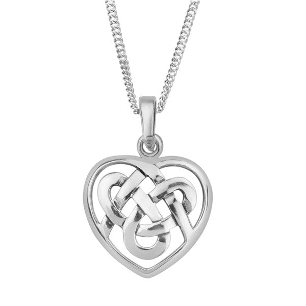 Celtic Trinity Heart Pendant