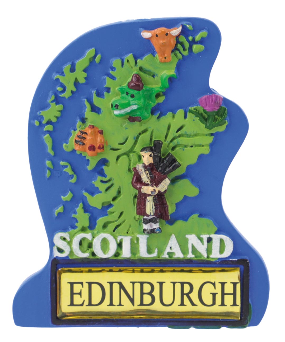 Scotland Map Helensburgh Magnet