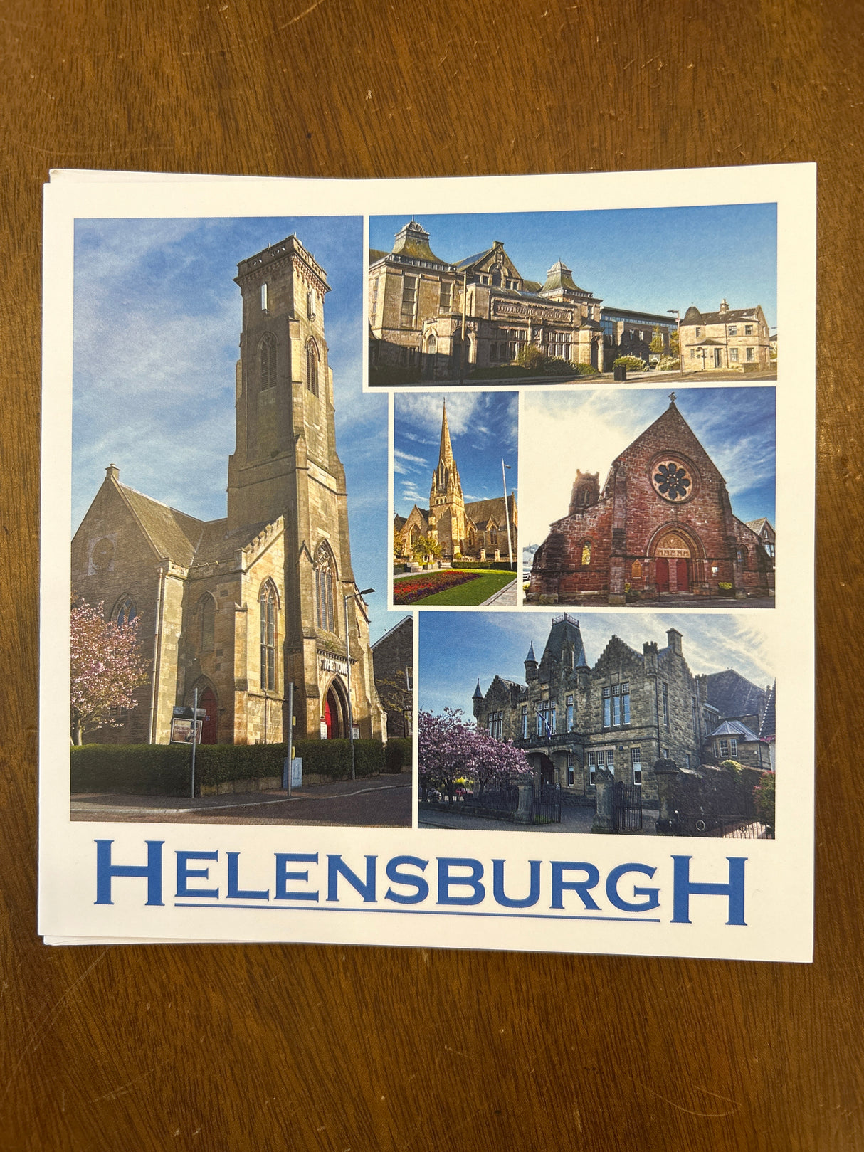 Helensburgh Iconic Buildings Greetings Card