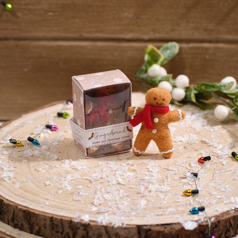 Christmas Gingerbread Tiny World Fabric Keepsake