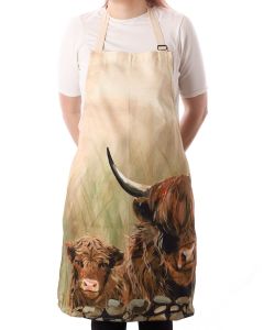 Dougal Highland Cow Cotton Apron
