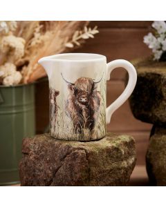 Dougal Highland Cow Ceramic Jug