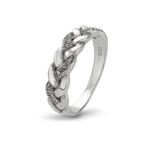 Celtic Weave with Marcasite Ring