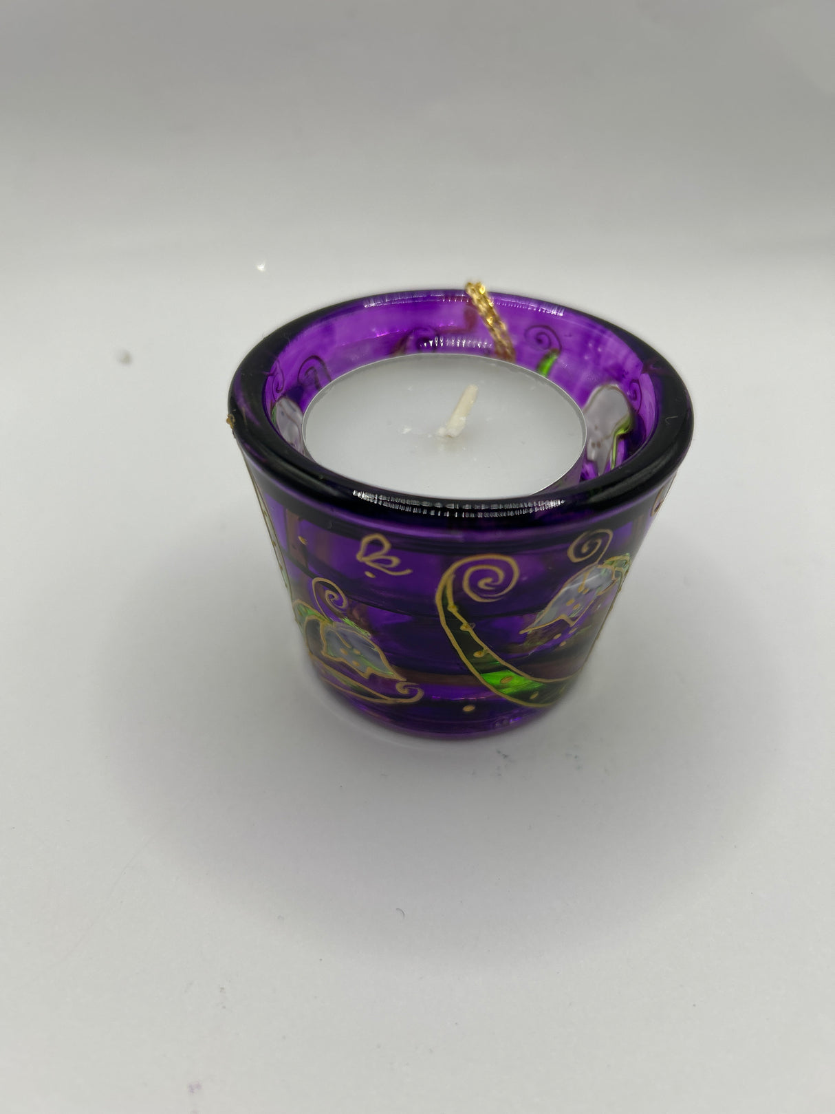 Purple Whitebells Chunky Votive