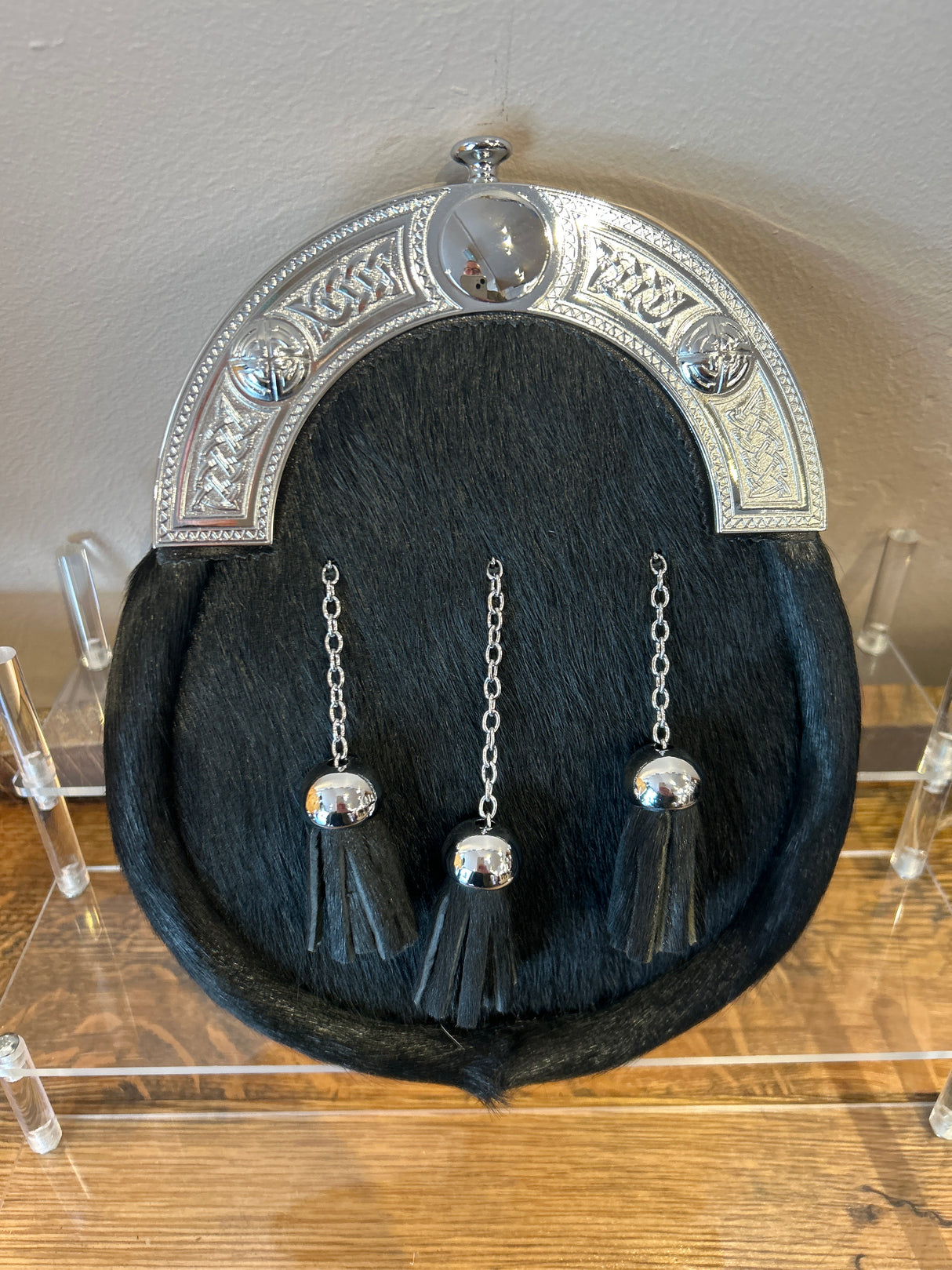 Classic Celtic Chrome Cantle Dress Sporran