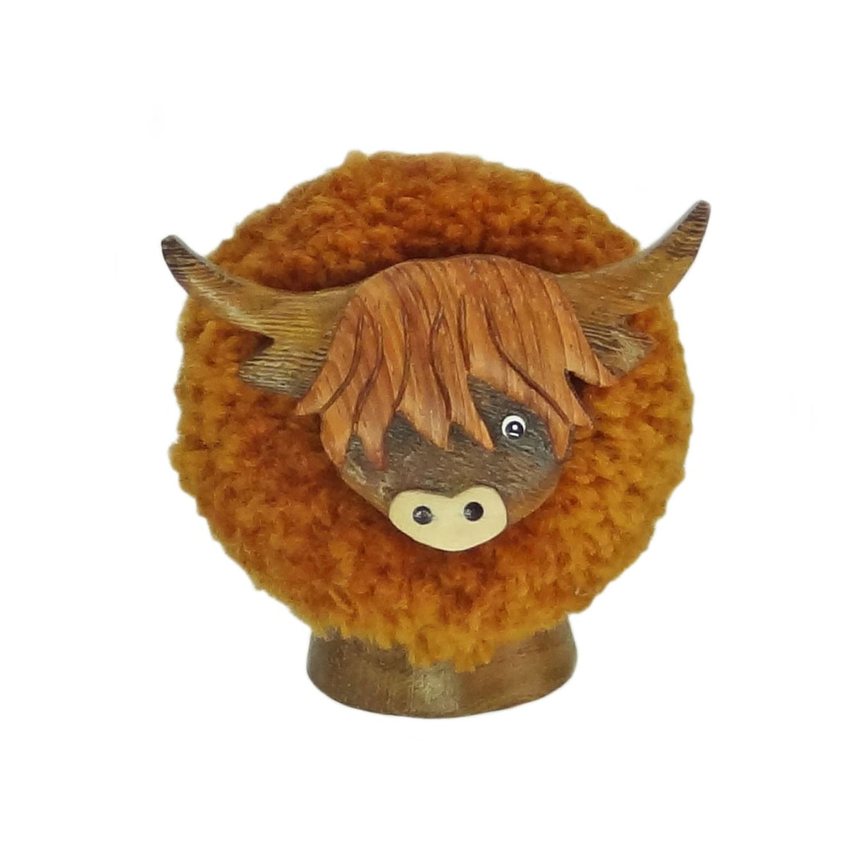 Medium Highland Cow PomPom Figure 6cm