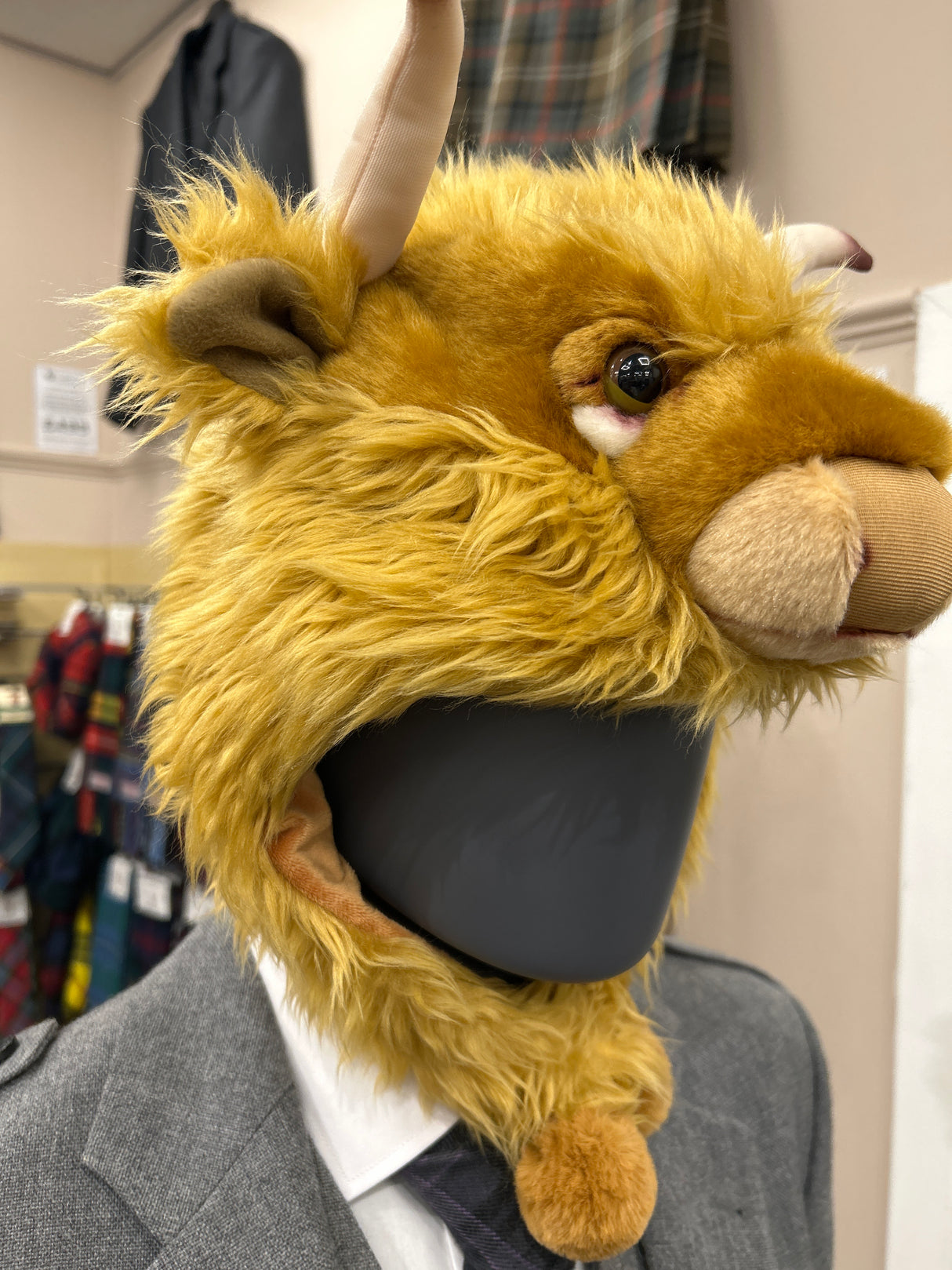 Highland Cow Head Dress (12”)