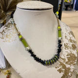 Green Tube Necklace
