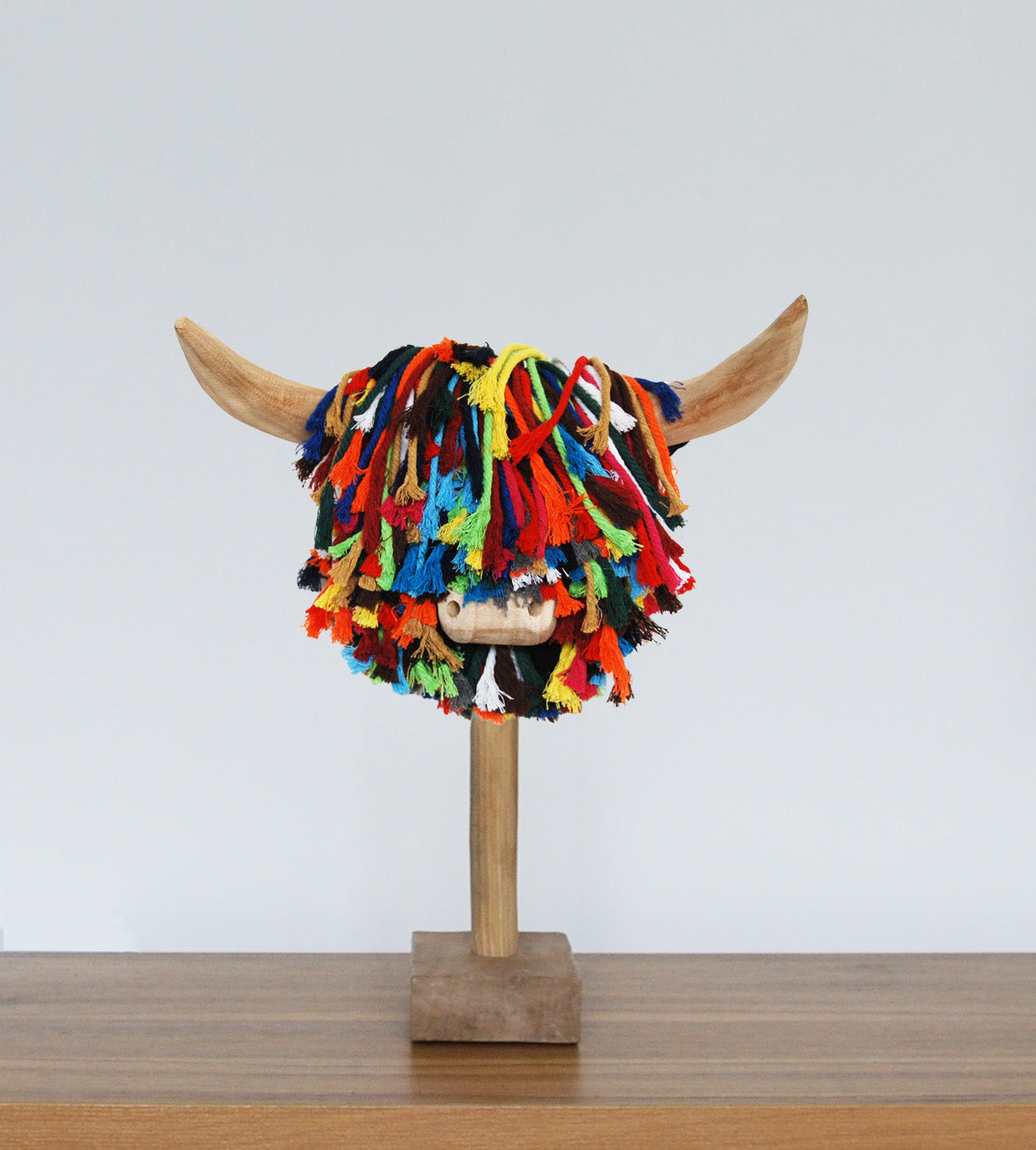 Espeth Small Multi Cotton Highland Cows Head