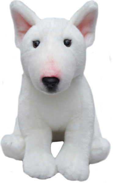 12 inch English White Bull Terrier Soft Toy