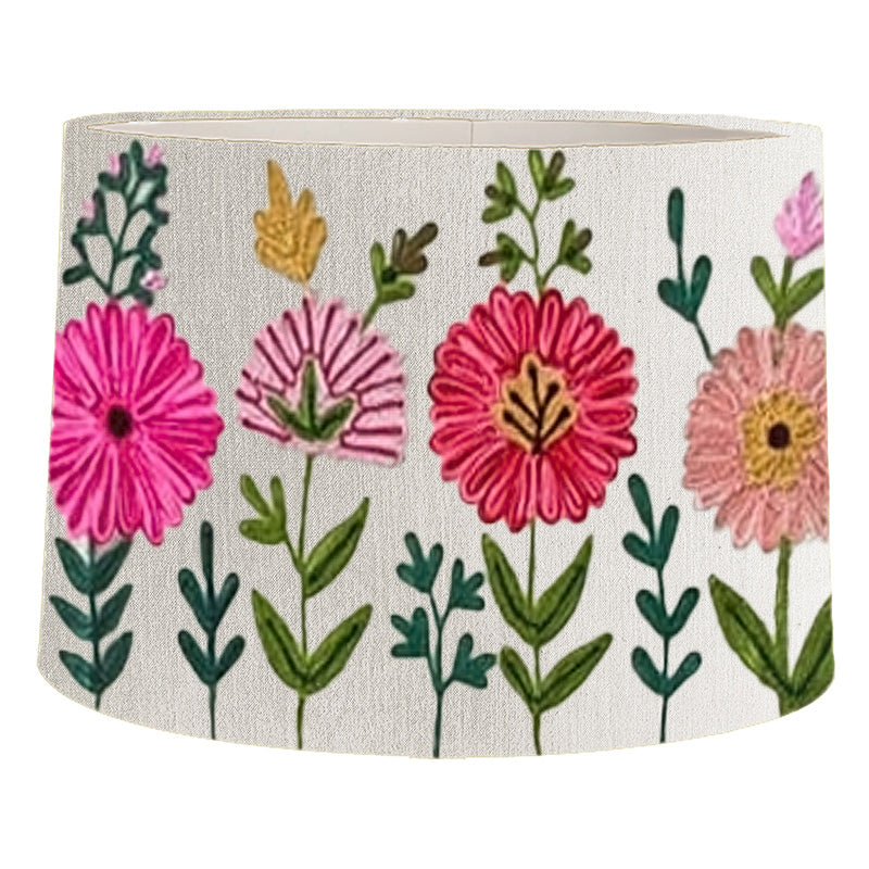 Pink Floral Tapered Large Ensley Lampshade