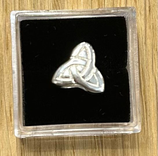 Celtic Trinity Sterling Silver Barrel Bead Charm