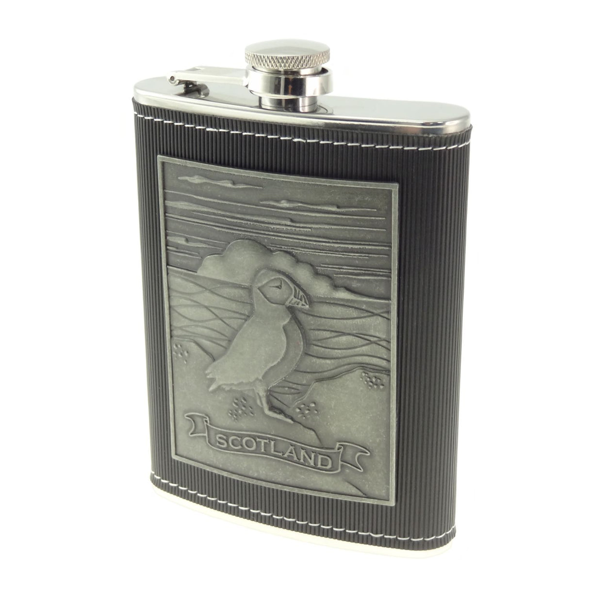 Puffin Boxed 8oz Hip Flask