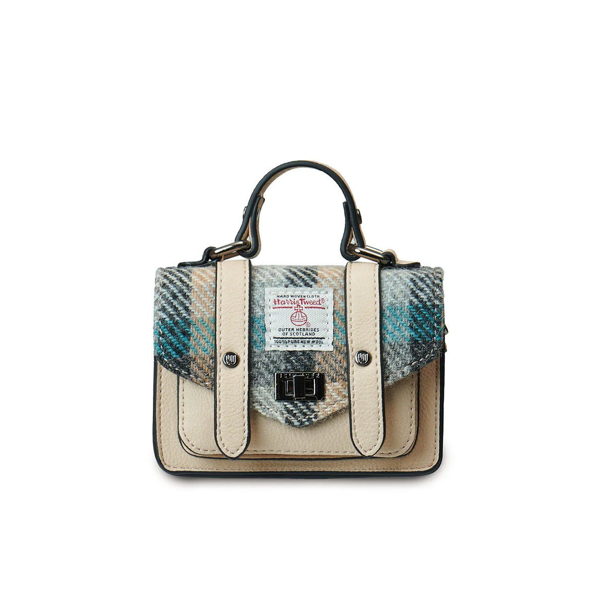 Islander Tartan Wee Satchel Bag in Harris Tweed