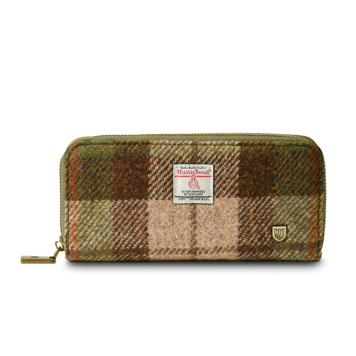 Chestnut Tartan Long Zip Purse