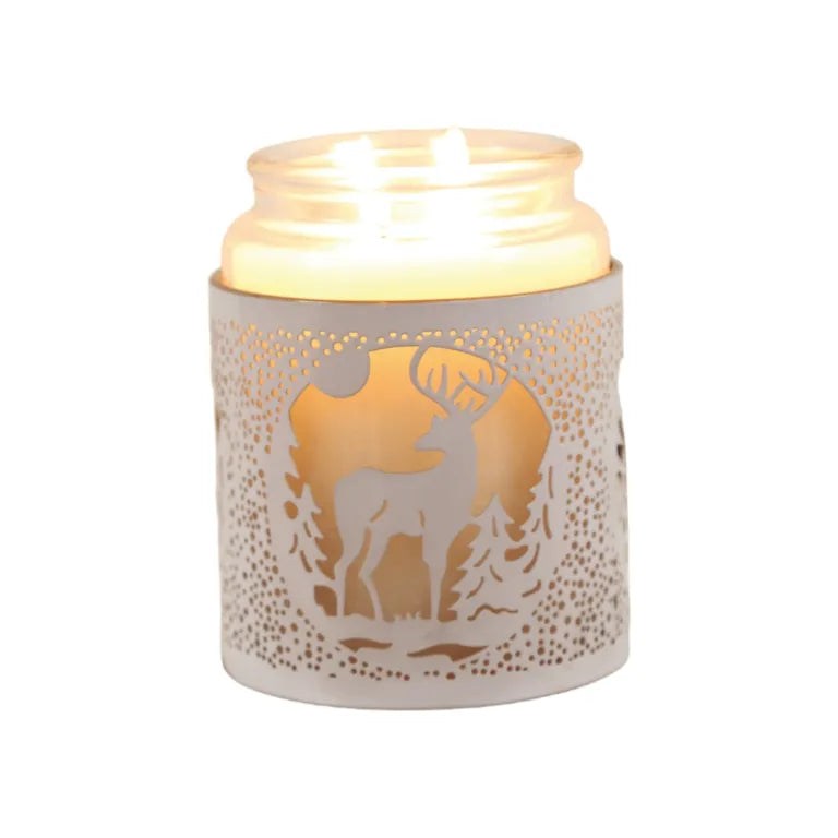Stag in Moonlight White 3 in 1 Wax Melter 10.5cm High