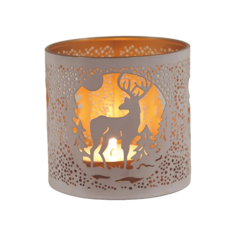 Stag in Moonlight White 3 in 1 Wax Melter 10.5cm High