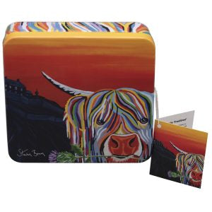 200g Auld Scottie McCoo Salted Caramel Fudge Tin