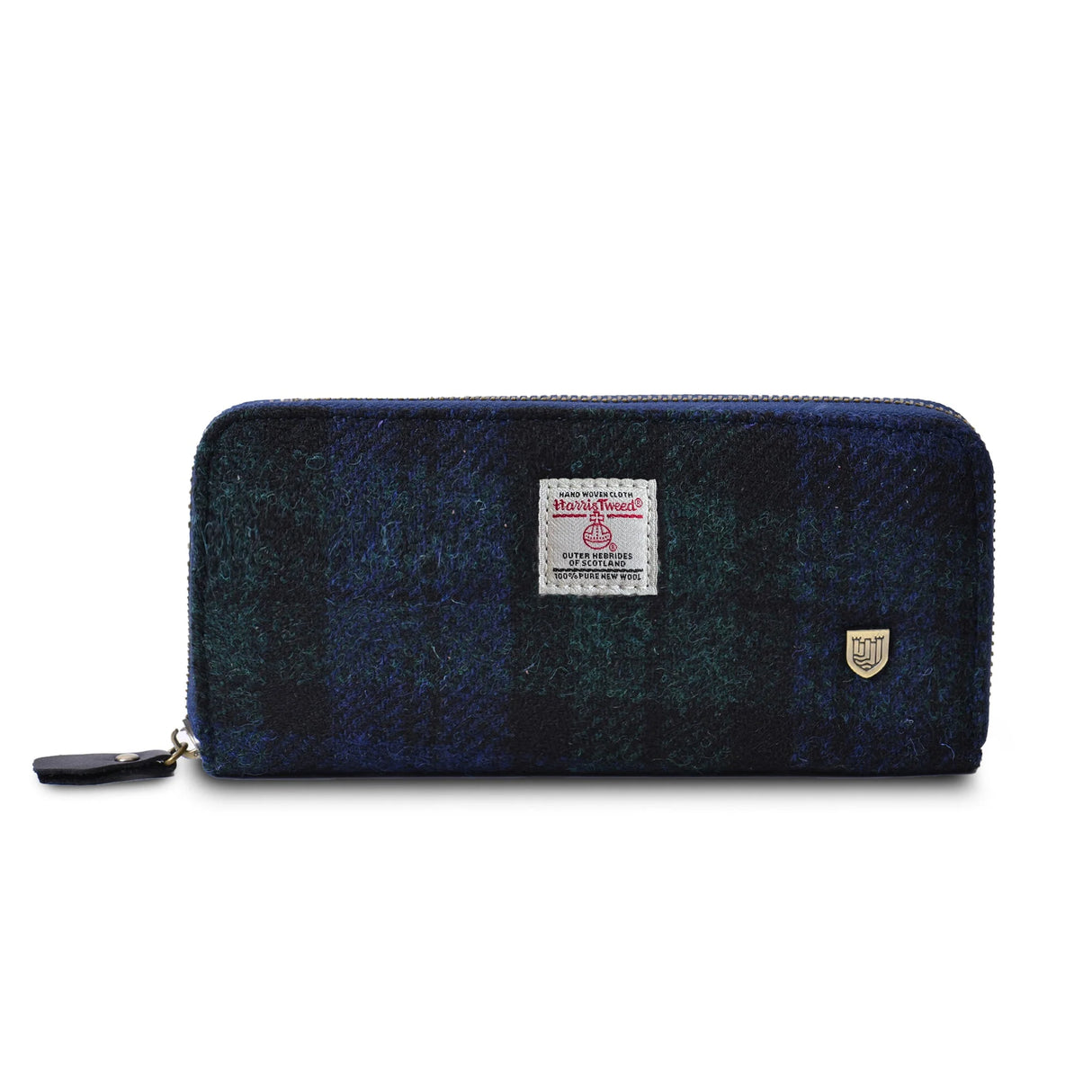 Black Watch Tartan Long Zip Purse