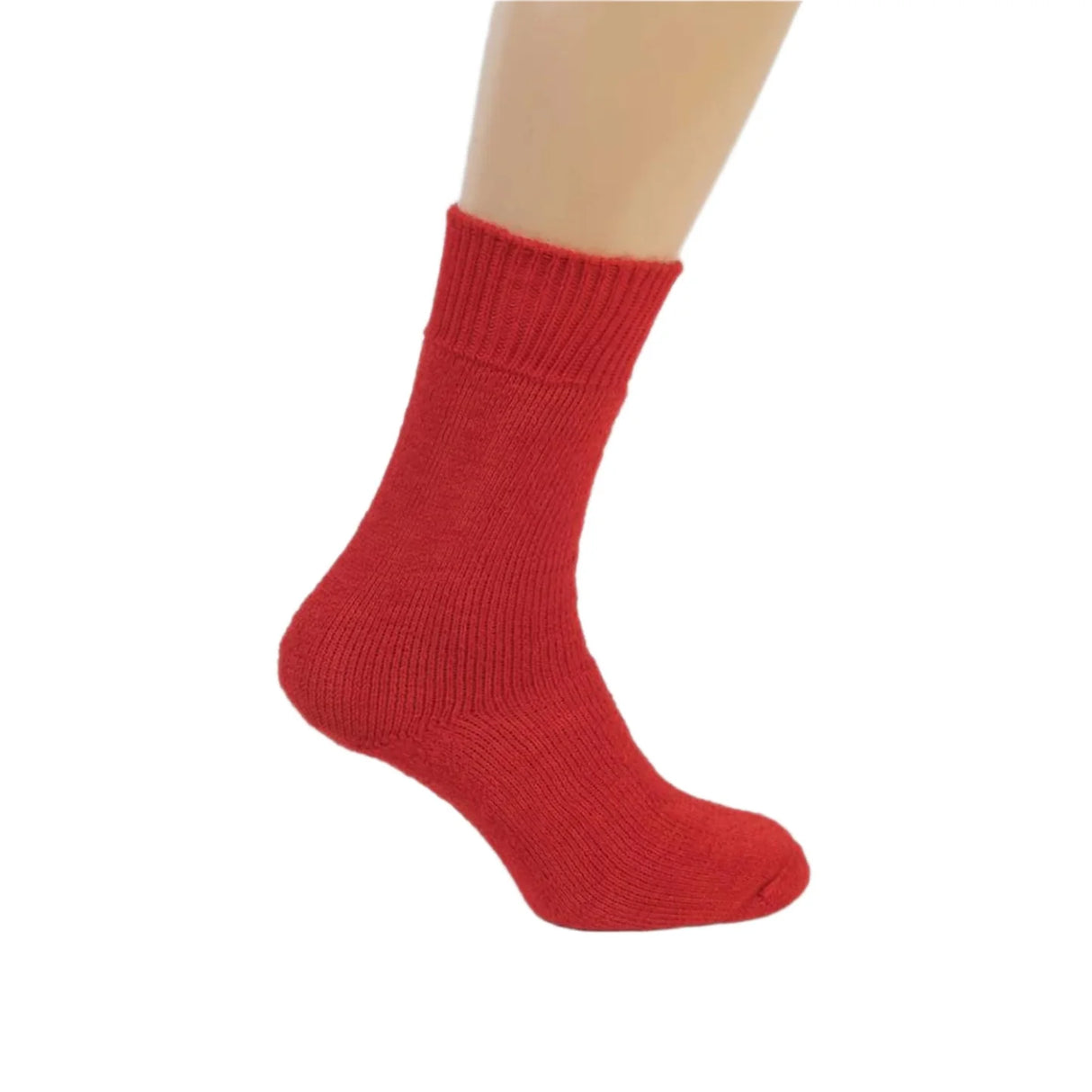 Great Glen Red Walking Boot Mohair Socks