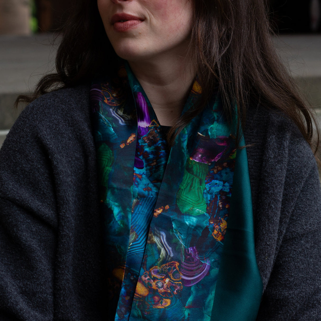 Lunan Silk Infinity Scarf (Boxed)