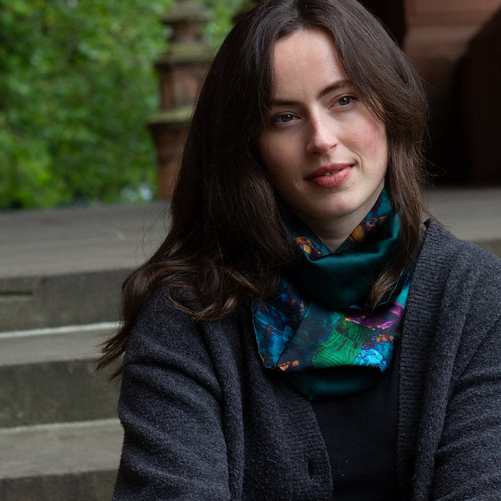 Lunan Silk Infinity Scarf (Boxed)