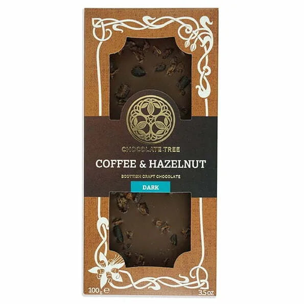 Coffee & Hazelnut 100g Bar 50% Dark