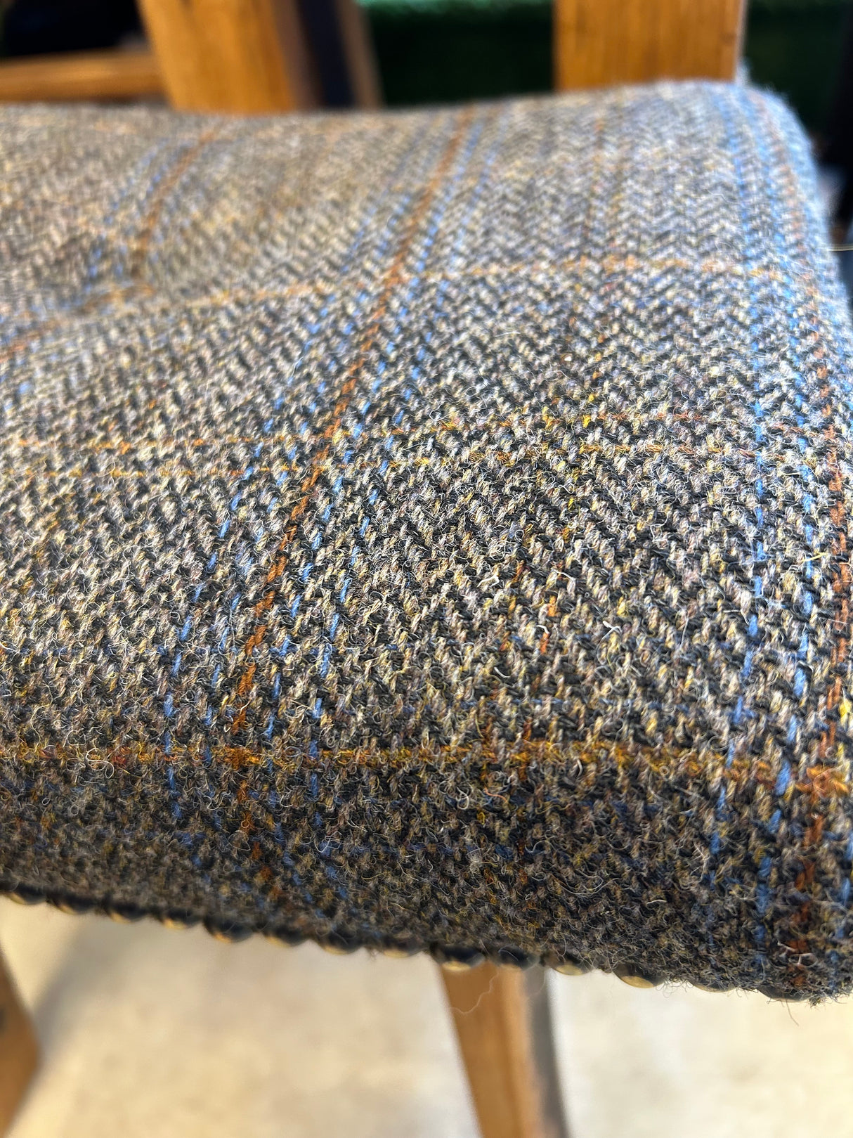 Tweed Foot Stool