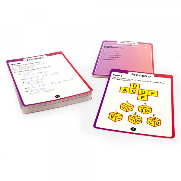 Mensa Brain Teasers Card Game