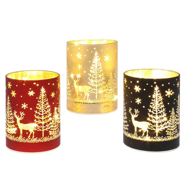Small Snowflake Forest Christmas Glow Lamp