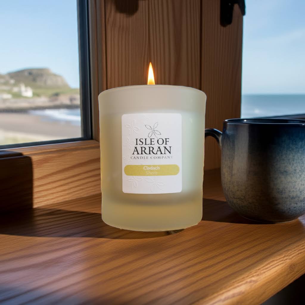 Cladach (Shore) Candle Jar (Boxed) approx 40 hour burn time