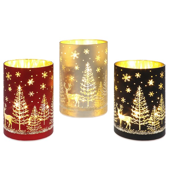 Large Snowflake Forest Christmas Glow Lamp