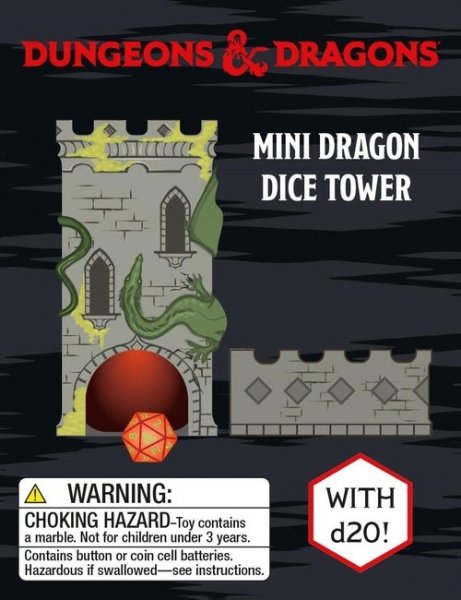 Dungeons & Dragons Mini Dragon Dice Tower Mini Kit