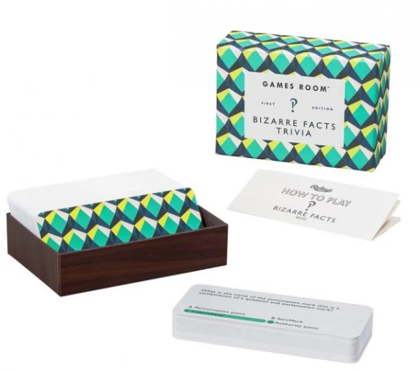 Bizarre Facts Trivia Game.