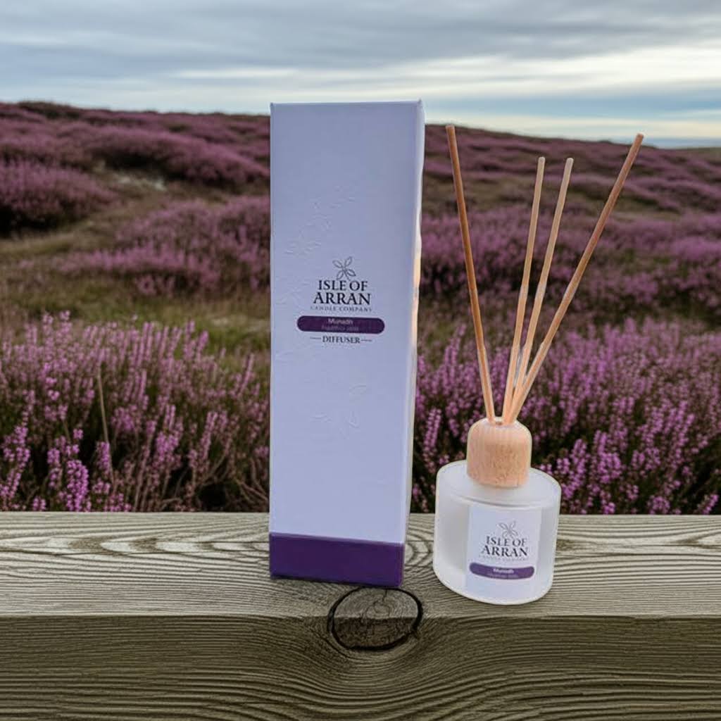 Munadh (Heather Hills) Reed Diffuser (Boxed) approx 10 weeks Fragrance
