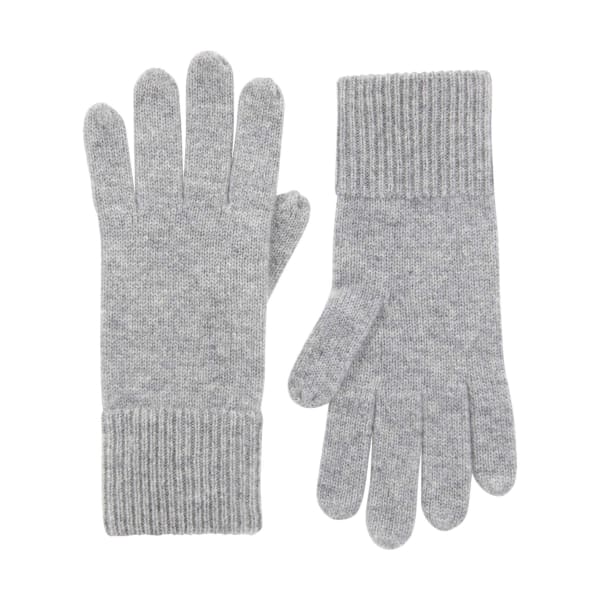 100% Cashmere Ladies Glove - Grey