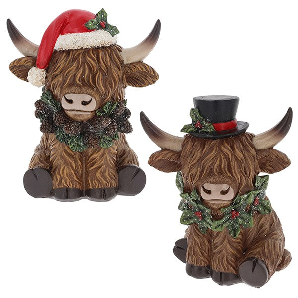 Medium Merry Christmas Sitting Coo