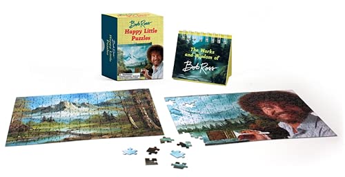 Bob Ross: Happy Little Puzzles Mini Kit