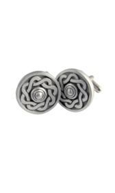 Celtic Shield Matt Cufflinks