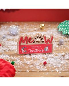 Furry & Festive Cat Meow Christmas Block