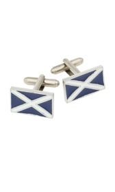 St Andrews Saltire Enamel Cufflinks