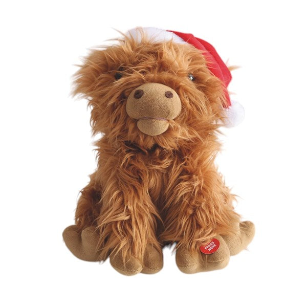 Highland Cow Musical Plush (Jingle Bells) 30cm