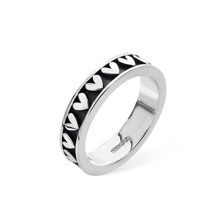 Moondance Hearts Ring - Silver