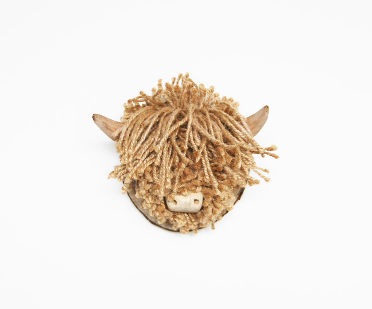 Aisla Natural Jute Mini Highland Cows Head