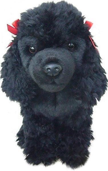12 inch Black Poodle Soft Toy