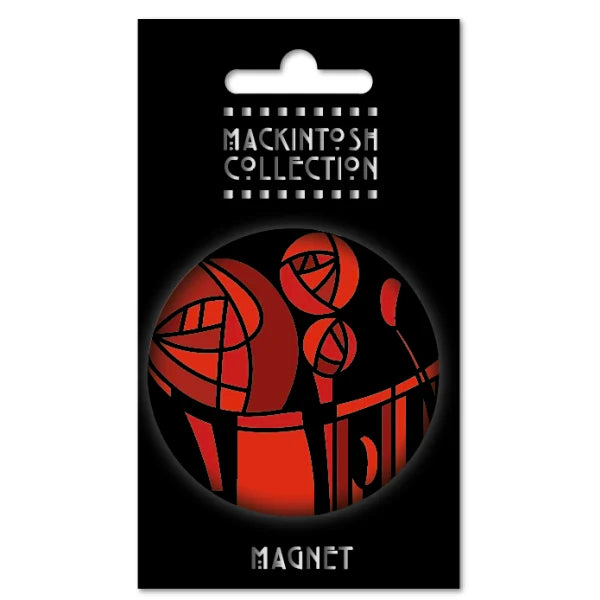 Rennie Mackintosh Multi Rose Round Magnet