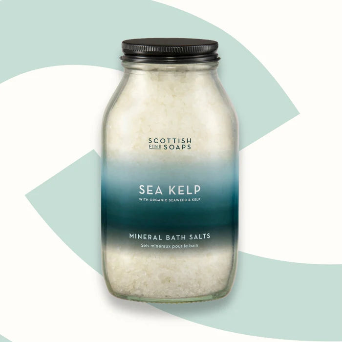 Sea Kelp Mineral Bath Salts Glass Jar 500g