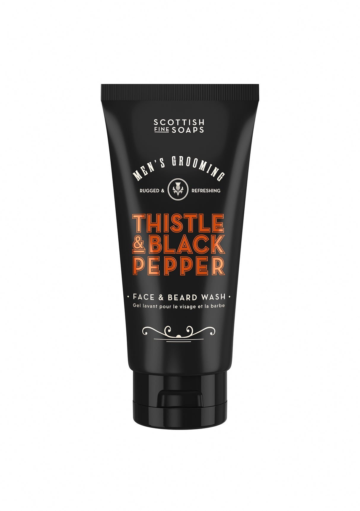 Thistle & Black Pepper Face & Beard Wash Tube 150ml