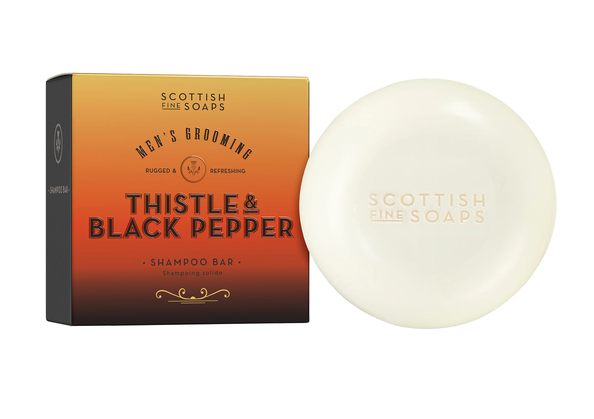 Thistle & Black Pepper Shampoo Bar (Boxed) 100ml