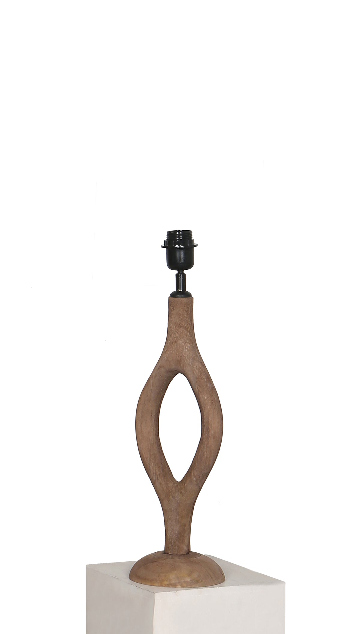 Almond Wishbone Small Table Lamp